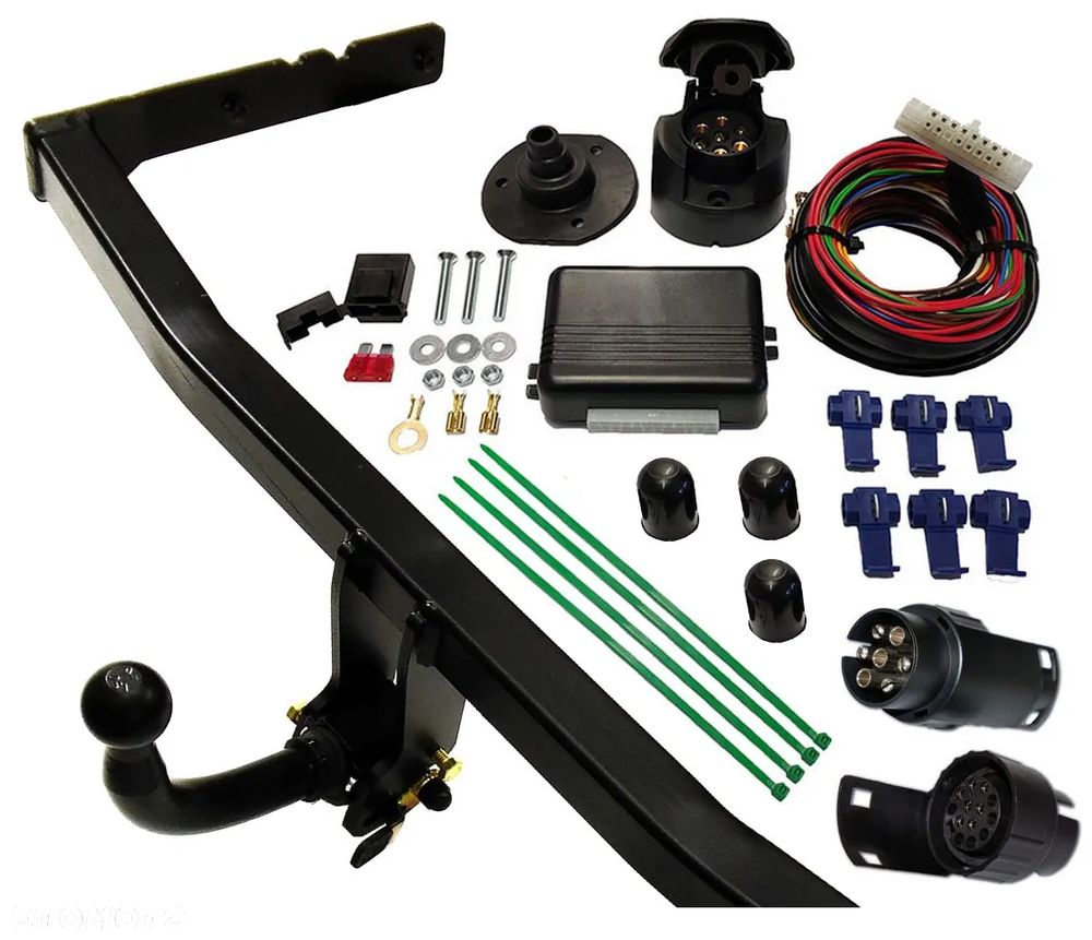 ZAPINANY ORYGINALNY HAK HOLOWNICZY MARKI AUTOHAK SŁUPSK +MODUŁ+7/13 VW TOURAN 1I+FL - 4