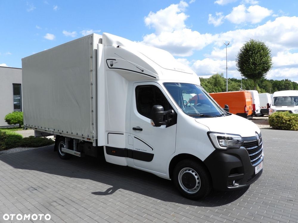 Renault MASTER PLANDEKA 10 PALET TEMPOMAT LEDY PNEUMATYKA KLIMATYZACJA  165KM - 5