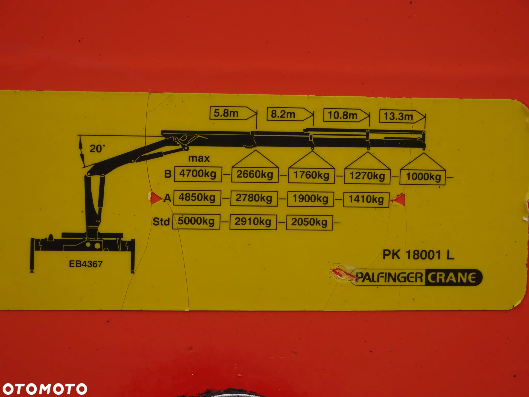 MAN TGA 26.480 HDS Palfinger PK 18001L budowlanka sprowadzony z Niemiec manual idealny - 12