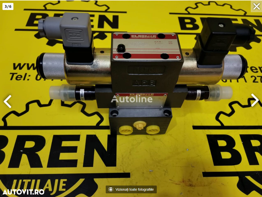 Distribuitor hidraulic (KV-3/4-5KO-6-62) pentru excavator nou - 3