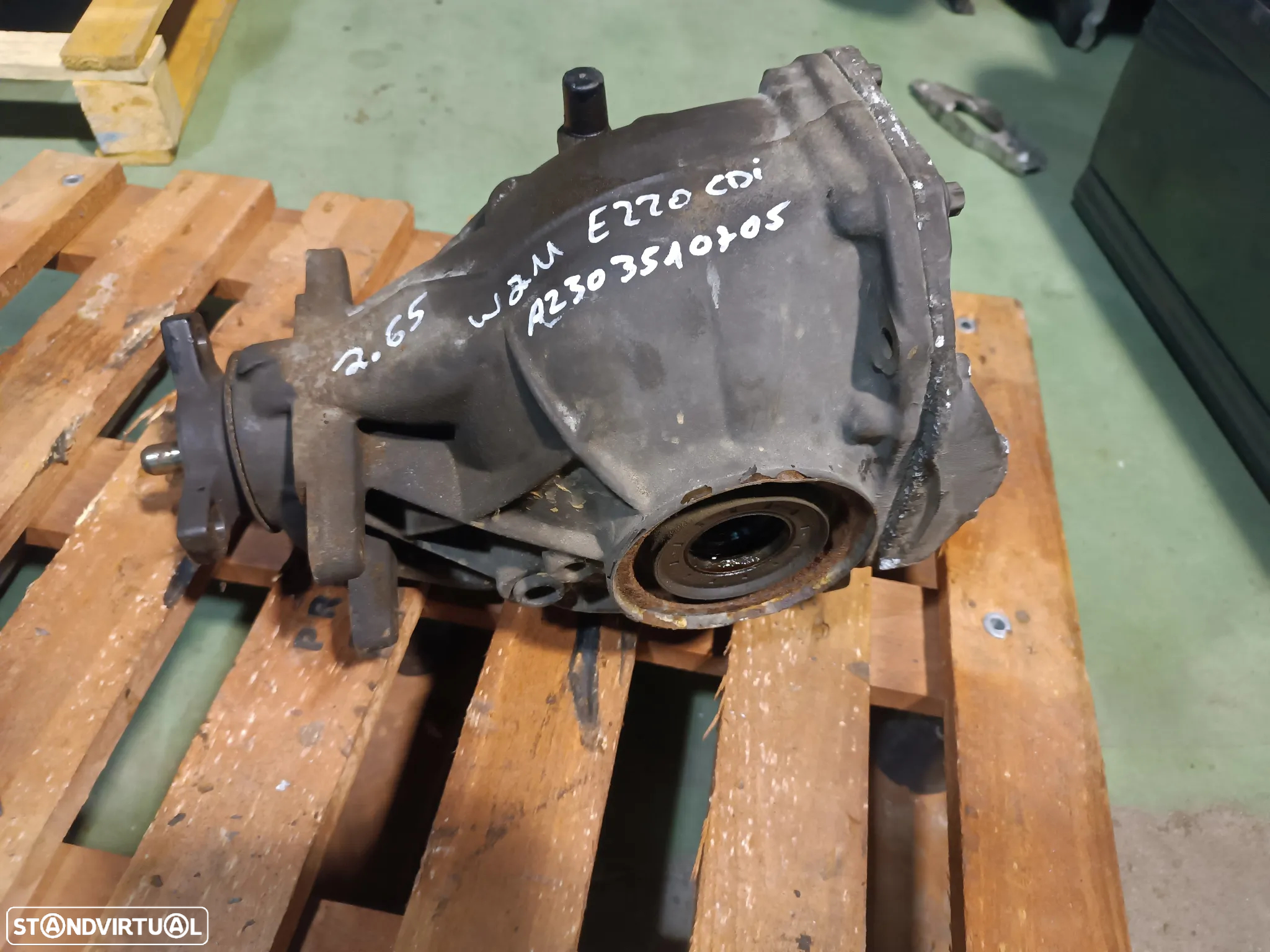 DIFERENCIAL TRASEIRO MERCEDES 220CDI W211 W204 RELAÇÃO 2.65 A2303510705 - 2
