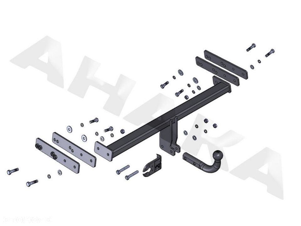 Hak Holowniczy Odkręcany Do Volvo Xc60 2012-2017 - 3