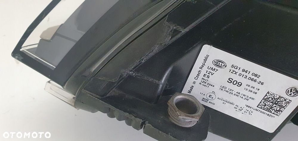 VW GOLF VII LIFT R-LINE LAMPA PRZÓD PRAWA FULL LED 5G1941082 - 6