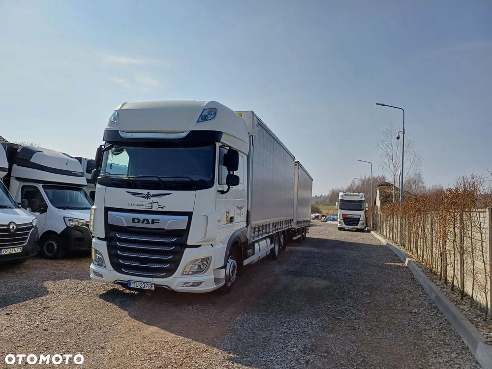 DAF XF 480 SUPER SPACE CAB / ZESTAW TANDEM PRZEJAZDOWY 120m3 - 14