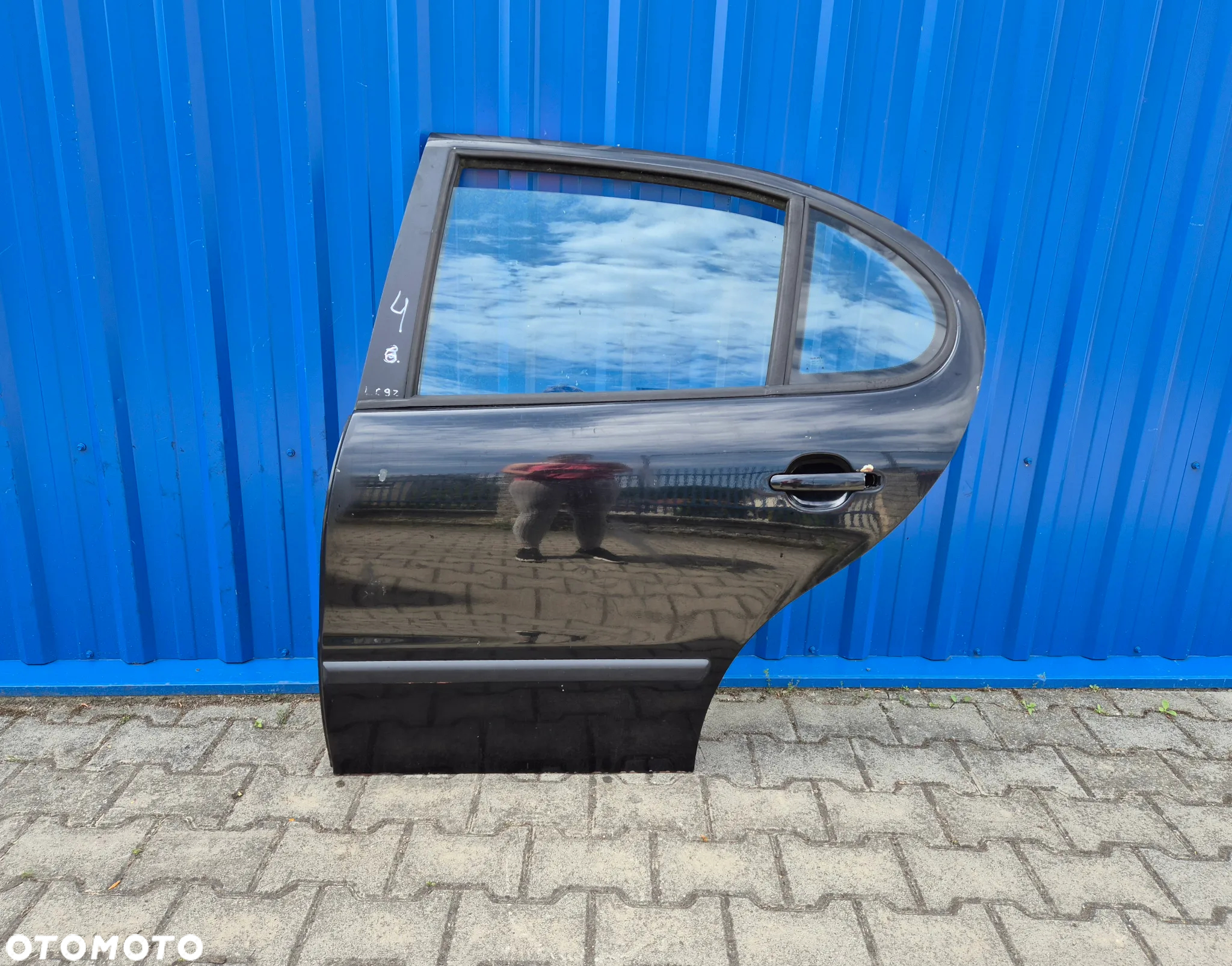 DRZWI TYŁ LEWY LEWE SEAT LEON I ( 1 ) | SEAT TOLEDO II ( 2 ) LC9Z CZARNE - 2