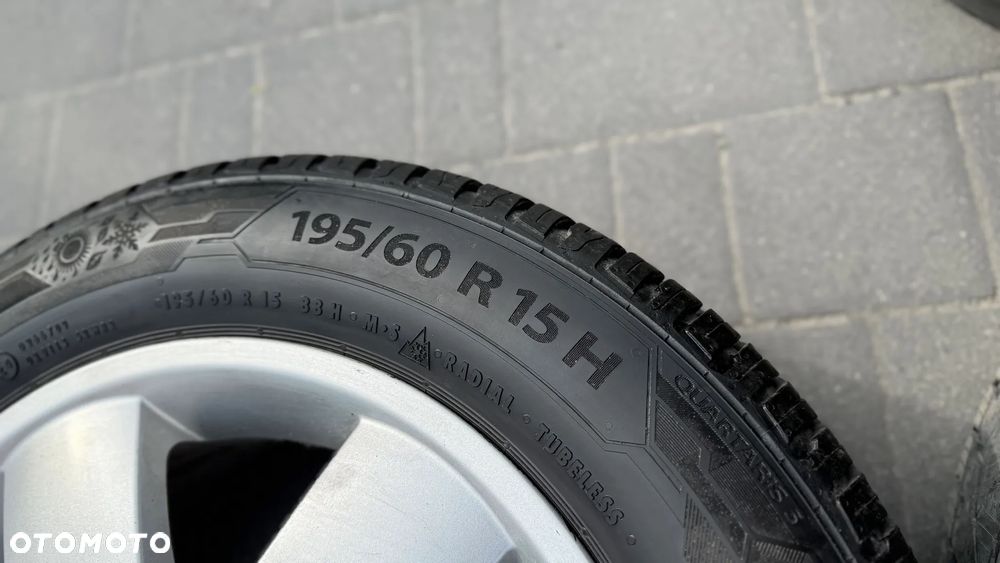 Koła r15 5x100 195/60 ET43 6J Skoda Seat audi VW alufelgi volkswagen 195/60/15 - 13