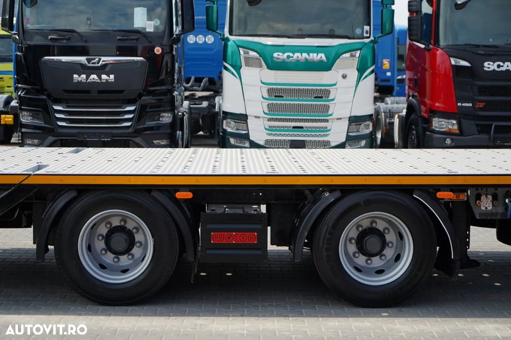 DAF XF 480 / TANDEM CARRIER KIT / 15,6 M / SSC / TRAVERSE / HYDRAULIC RANGE / RADIO CONTROL / WINCH / LIFTING AXLE / PARKING AIR CONDITIONING / WECON - 28