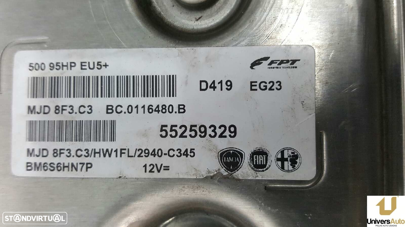 CENTRALINA DO MOTOR UCE FIAT NUOVA 500 (150) LOUNGE - 2