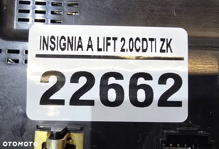 panel sterowania klimatyzacji opel insignia a 13r lift 90802642 - 5