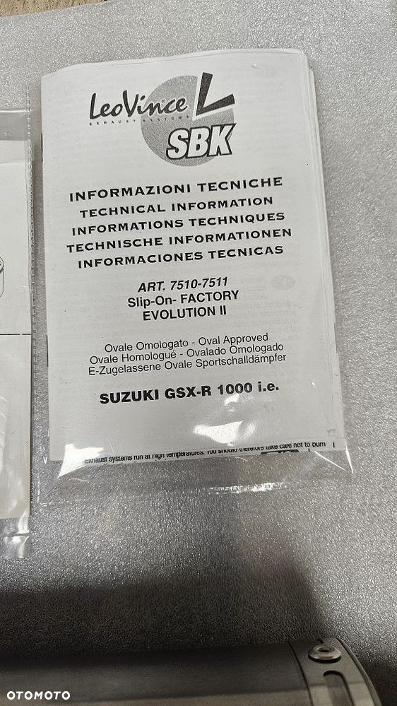 Tłumik sportowy Titanium SBK Leo Vince Suzuki GSX-R 1000 - 8