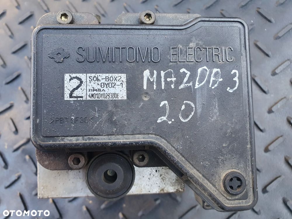MAZDA 3 POMPA ABS STEROWNIK B30R-437A0 SUMITOMO ORYGINAŁ - 4