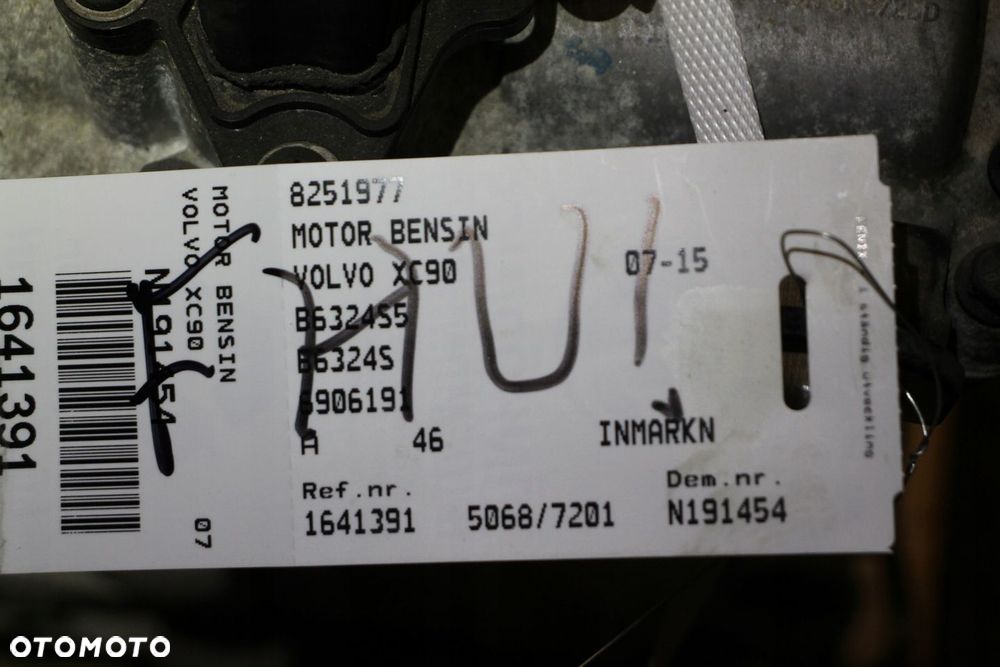 VOLVO S80 XC70 XC60 XC90 SILNIK 3.2 BENZYNA B6324S5 B6324S4 B6324S - 6