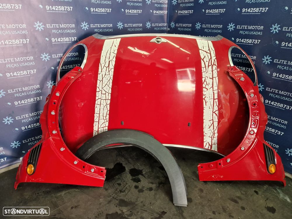 Frente completa usada MINI ONE D R56 capot parachoques oticas guardalamas R55 R57 - 11