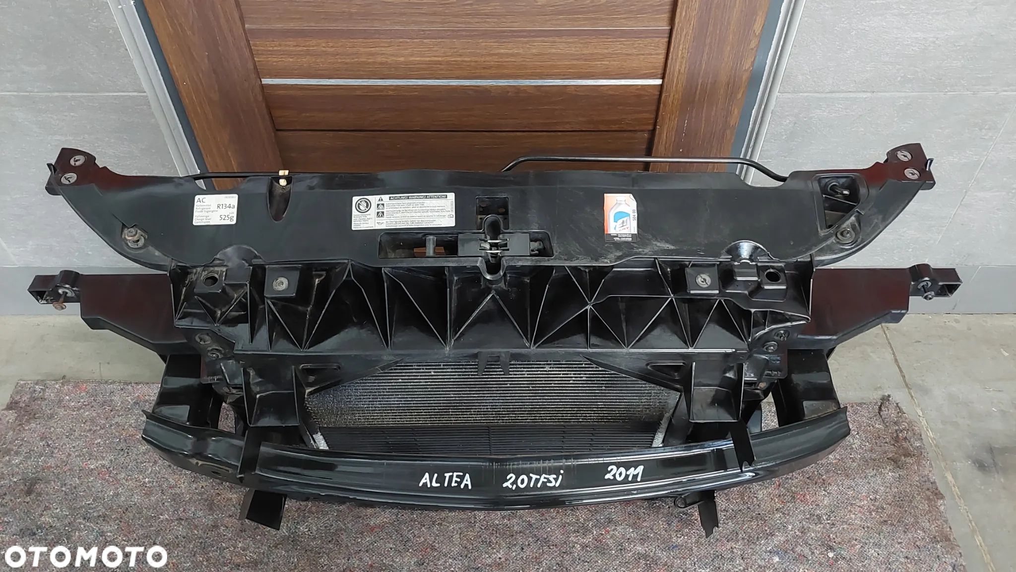 PAS PRZEDNI WZMOCNIENIE + BELKA , CHŁODNICE, SEAT ALTEA XL FREETRACK 2,0TFSI R2011 - 1