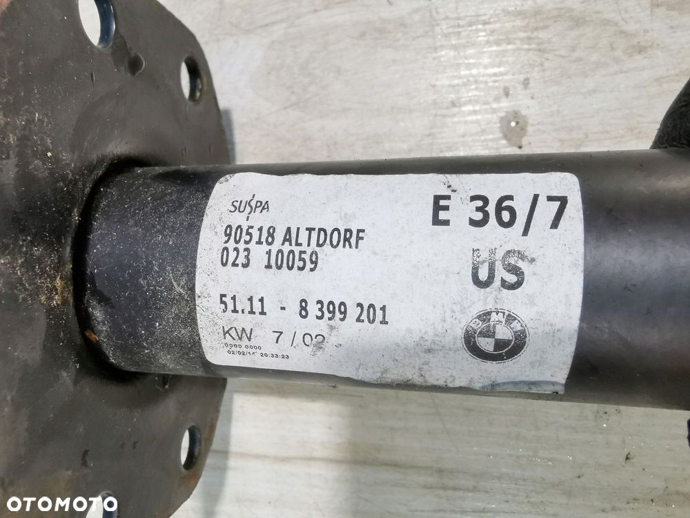 BMW Z3 E36kieł strefa zgniotu odbój zderzaka lewy - 3