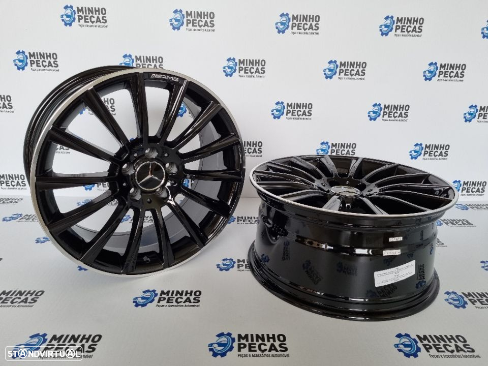 Jantes Mercedes (C63) AMG Turbine em 20 Gloss Black - 4