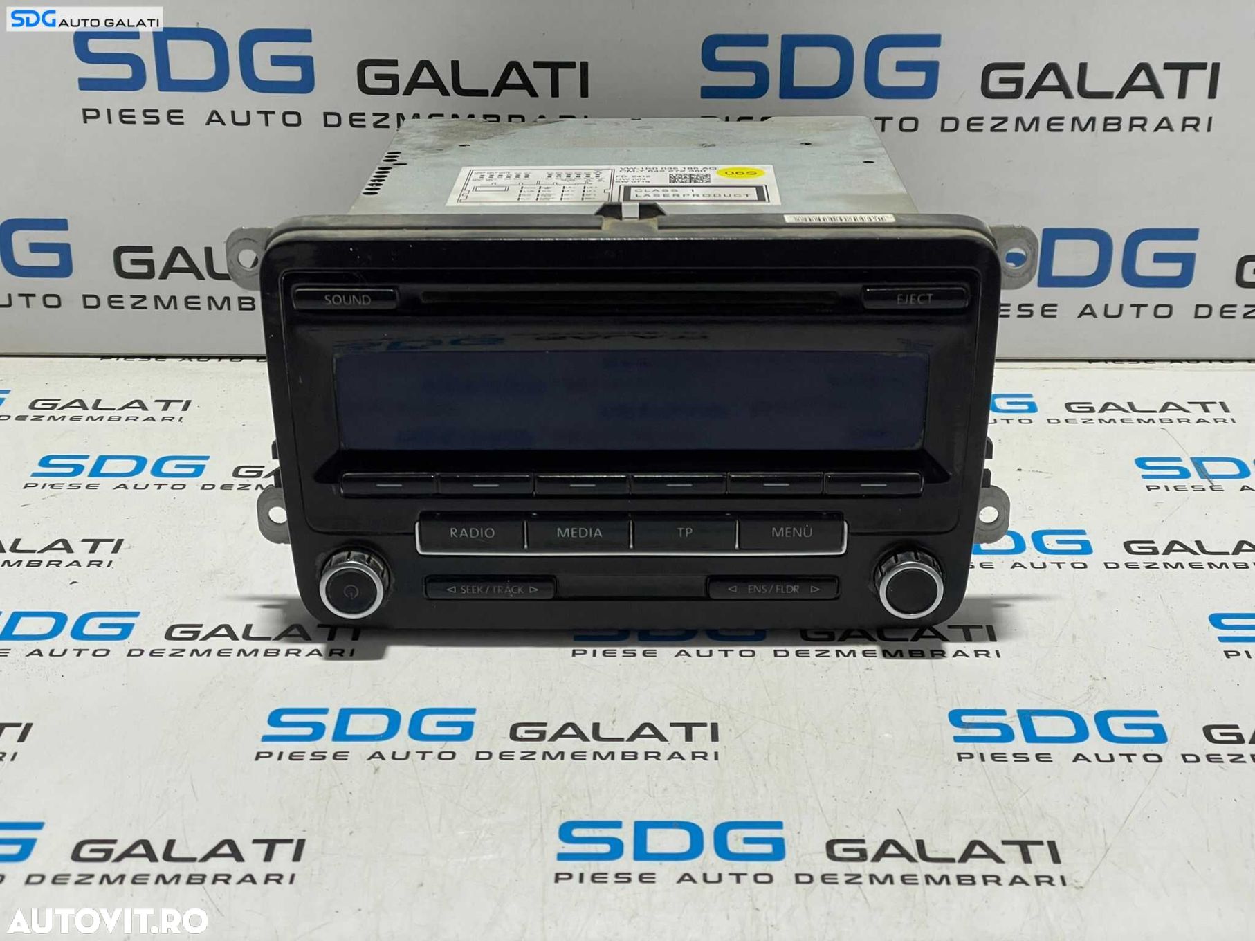 Unitate Radio CD Player RCD 310 Seat Toledo 3 FL Facelift 2008 - 2013 Cod 1K0035186AN [L3087] - 1