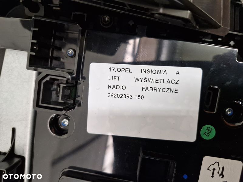 opel insignia a lift wyświetlacz radio fabryczne 26202393 - 8