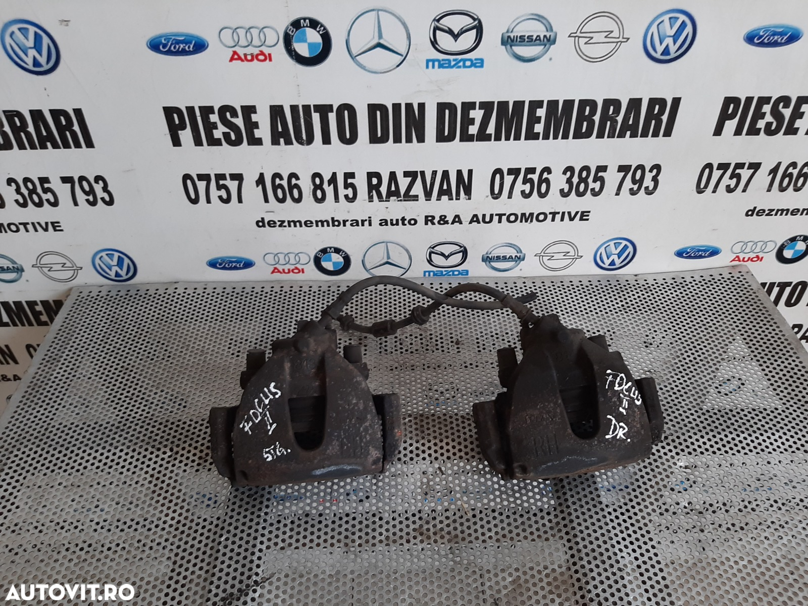 Etrieri Etrier Stanga Dreapta Fata Ford Focus 2 Facelift C Max 2 An 2005-2006-2007-2008-2009-2010-2011 Dezmembrez Ford Focus 2 Facelift 1.6 Tdci Euro 5 Motor GPDA An 2008-2011 Volan Stanga - 2