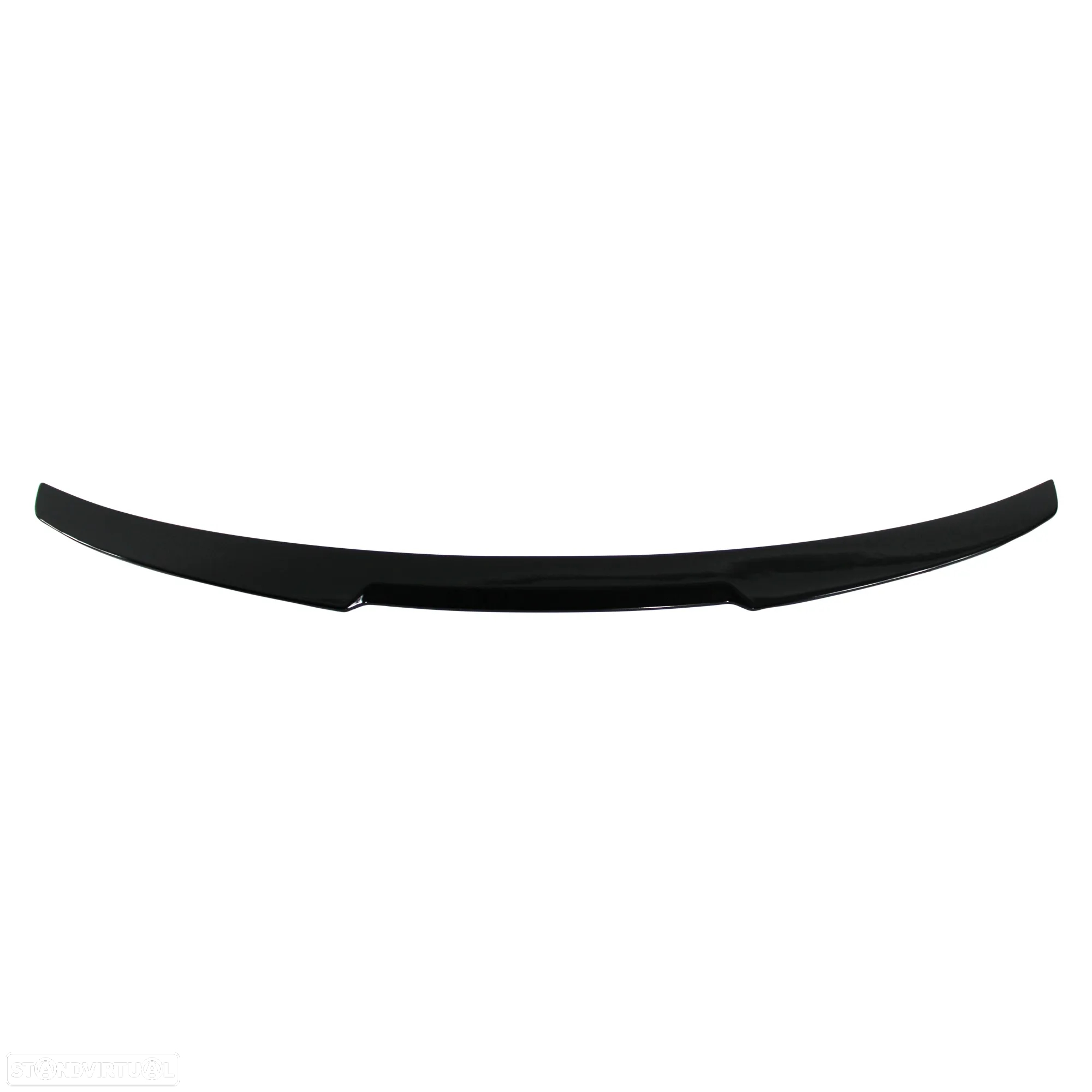 Aileron / Lip / Spoiler Traseiro para BMW Serie 3, E92 Coupe, 2006-2013 M4 Look em preto piano brilhante em plástico ABS - 3