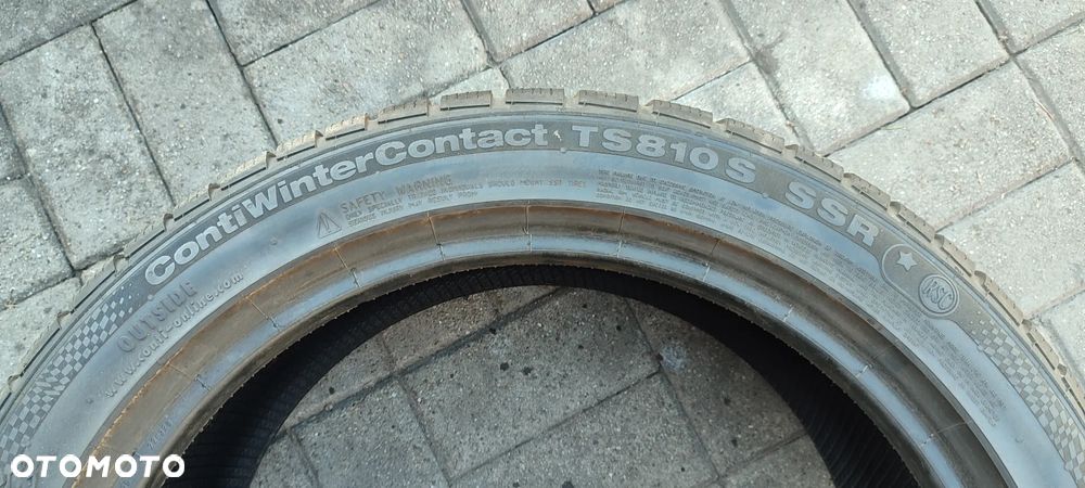 OPONY ZIMOWE 245/45R19 CONTINENTAL CONTIWINTER CONTACT TS810 SSR RSC (3710) ZIMA 5 mm PARA 2 SZTUKI - 4