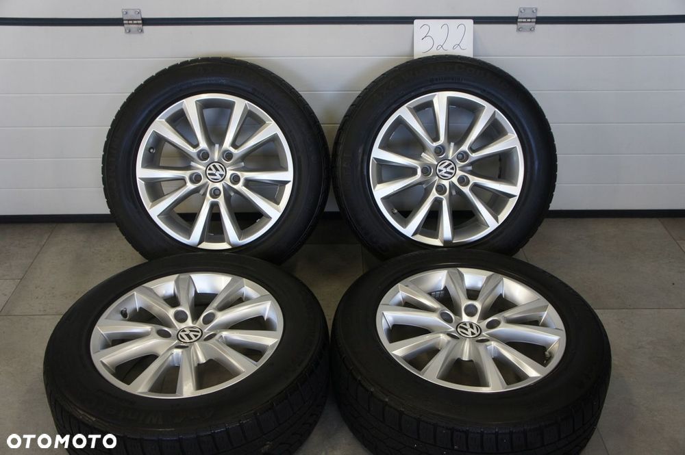 NR 322 Koła Zimowe AlufelgiI VW TOUAREG II 255/55/18 Continental ok 6mm - 1