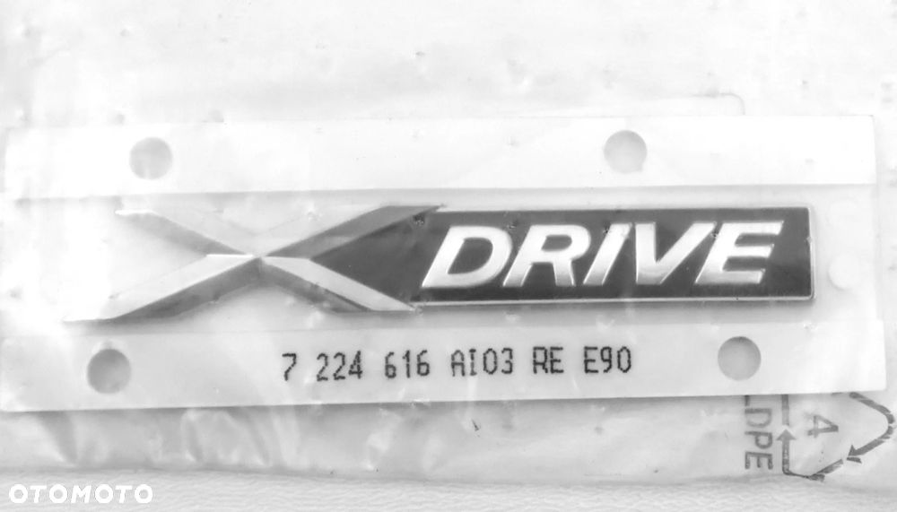 BMW E90 E91 F10 X-DRIVE napis ZNACZEK logo emblemat R NOWY ORYGINAŁ OE - 3
