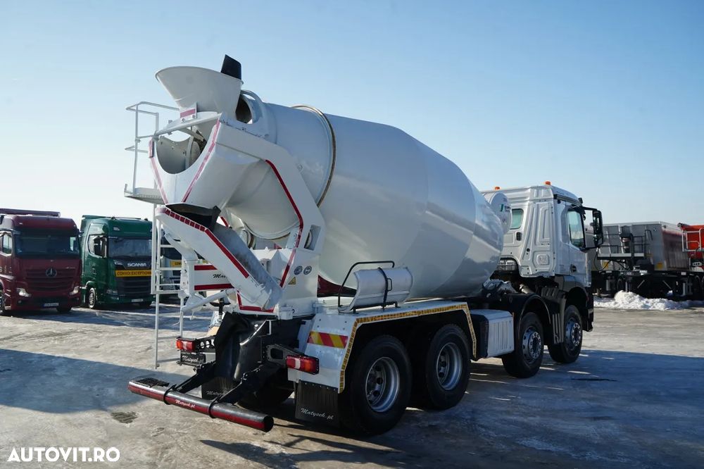 Mercedes-Benz AROCS 3540 / GRUSZKA 9M3 / 8x4 / BETONOMIESZARKA / AUTOMAT / 2022 ROK - 5