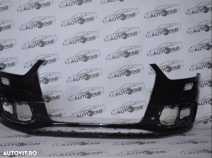 Bara fata Audi Q3 8U S-line an 2012-2015 cu gauri pentru Parktronic şi spalatoare faruri - 1