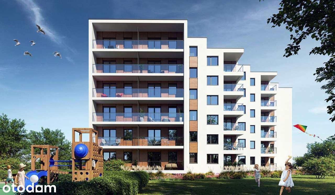 2-pokojowe mieszkanie 49m2 + balkon Bezpośrednio