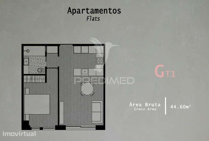 APARTAMENTO T1 - Grande imagem: 3/12