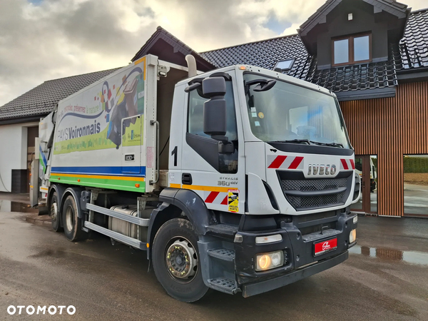 Iveco Stralis 360 Śmieciarka FAUN Dwukomorowa Dwie Komory Euro 5 Segregacja