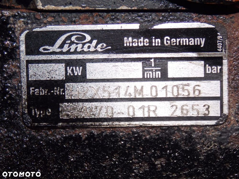 pompa hydrauliczna silnik jazdy linde bpv70 bpv70-01r - 4