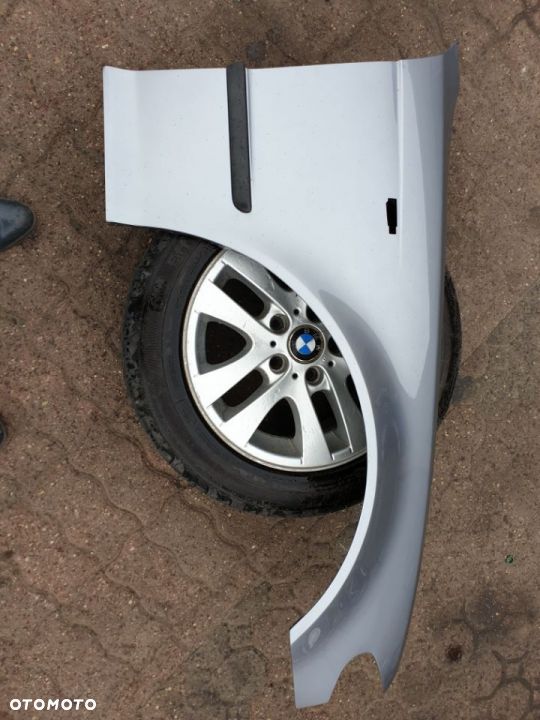 BŁOTNIK  PRZÓD LEWY PRAWY BMW E46 LIFT SILBERGRAU - 1