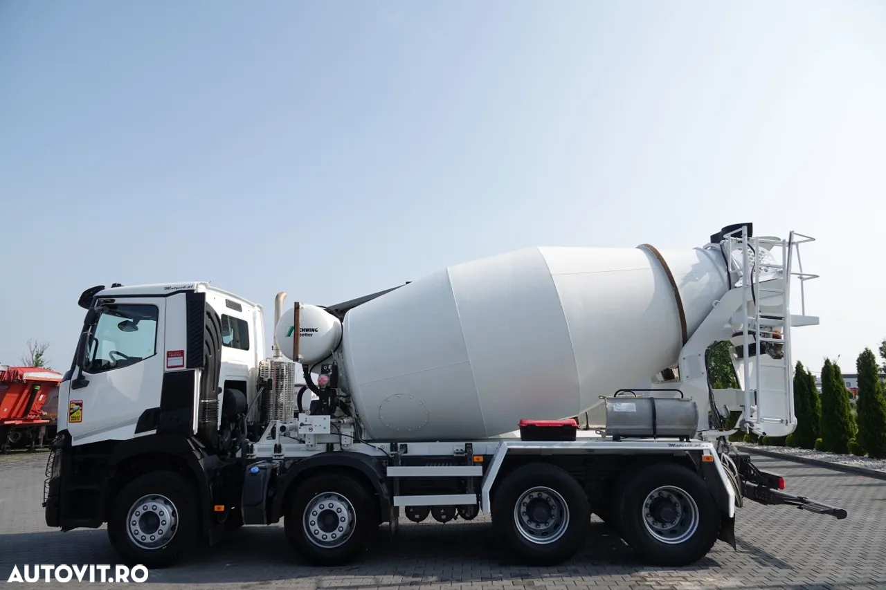 Renault C 380 / 8X4 / BETONĂ / POMPĂ / SCHWING STETTER 9 M3 / EURO 6 / 2017 AN - 9
