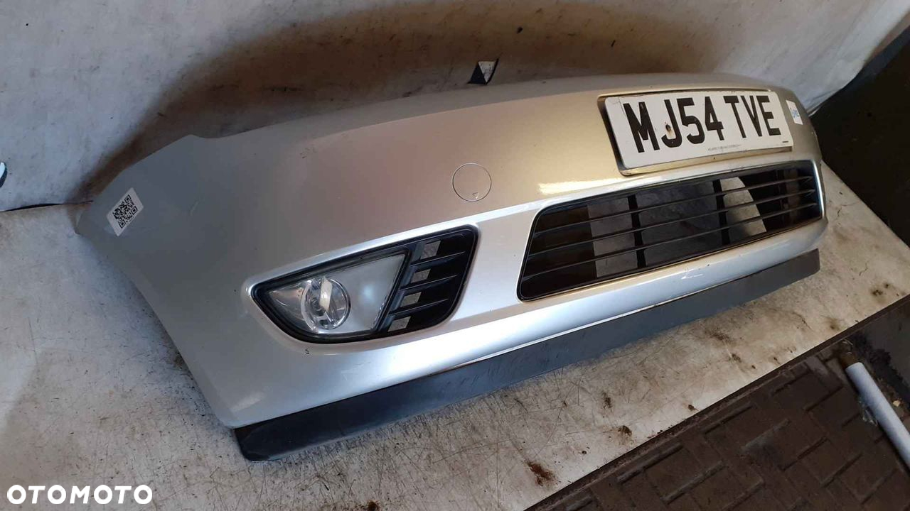 ^ ZDERZAK PRZÓD PRZEDNI FORD FIESTA MK.6 6 VI 62 SREBRNY HALOGENY - 4