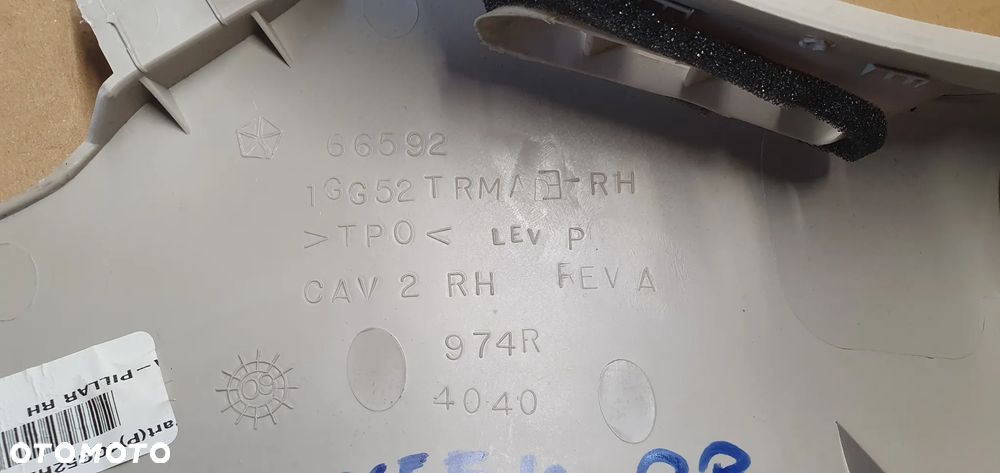 Osłona poszycie słupka prawy przód Jeep Grand Cherokee IV WK2 - 7