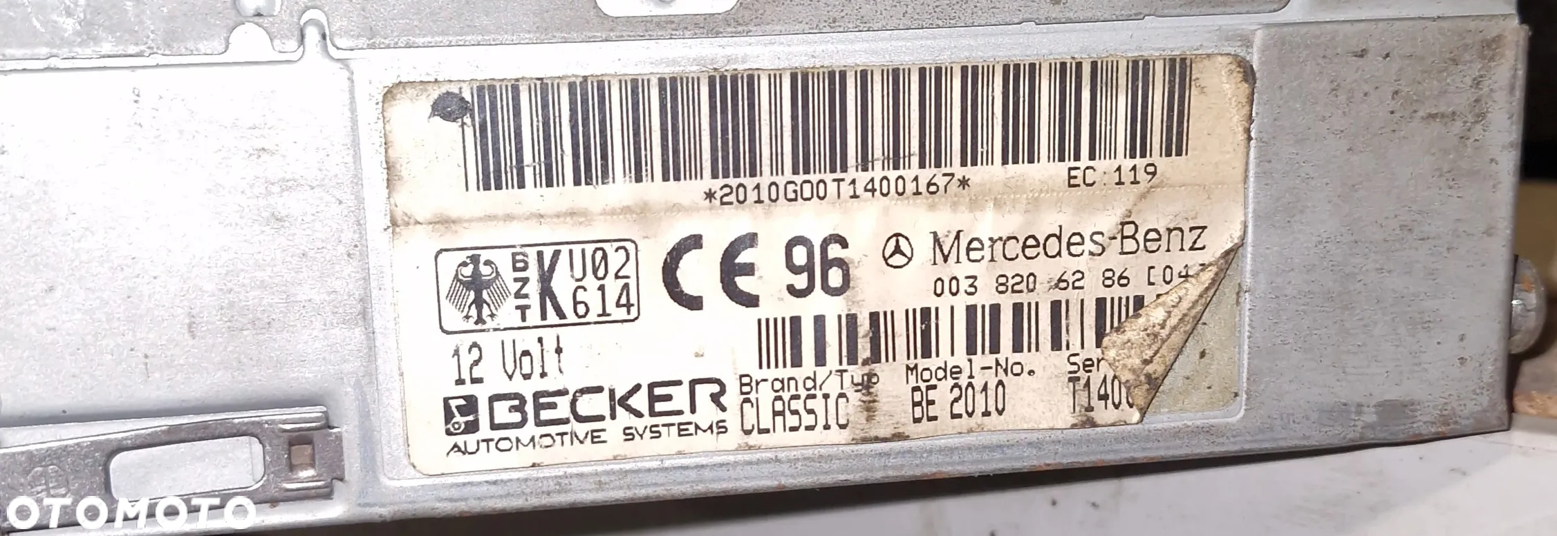 Radio BECKER CLASSIC BE 2010 Mercedes W124 W202 W140 W210 - 2