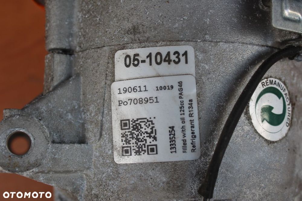 SPRĘŻARKA KLIMATYZACJI OPEL ZAFIRA C 2.0 CDTI 13352254 - 5