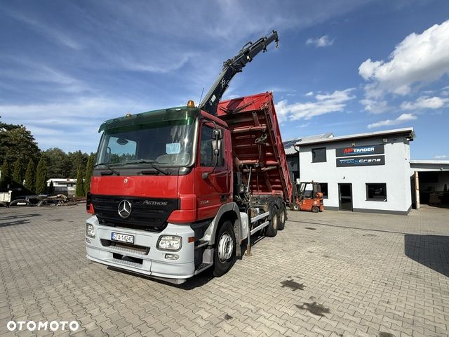 Mercedes-Benz ACTROS 2636 6x4 HDS HIAB 122-2CL wyjscie na rotor, wywrotka