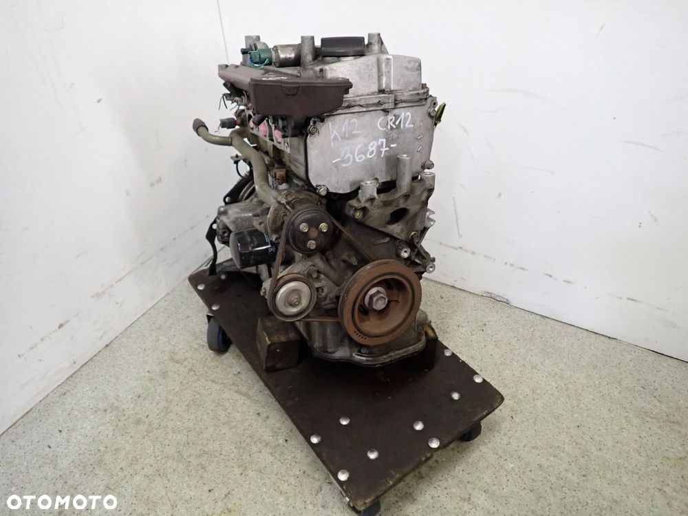 NISSAN MICRA K12 1.2i BENZYNA 02-09 SILNIK MOTOR CR12 - 1