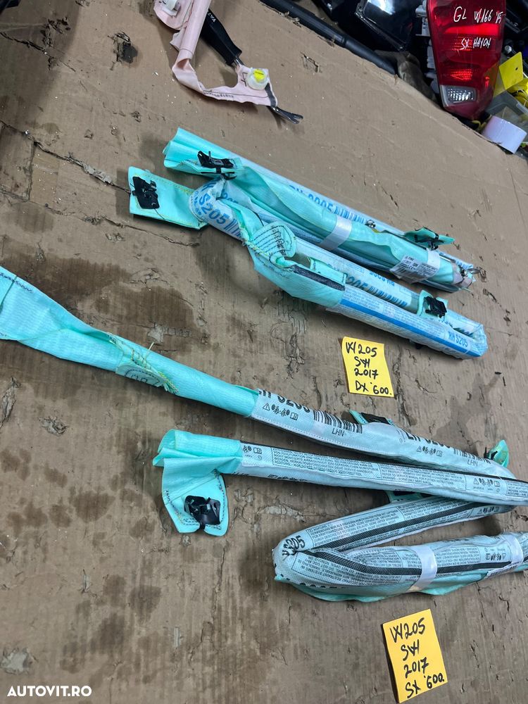 Airbaguri cortina Mercedes c-class w205 combi 2017 - 2