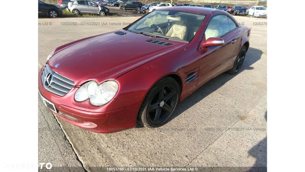 Maska Zderzak Reflektory Błotniki Wzmocnienie Belka Pas Przedni Lampy Mercedes SL500 SL350 R230 - 8