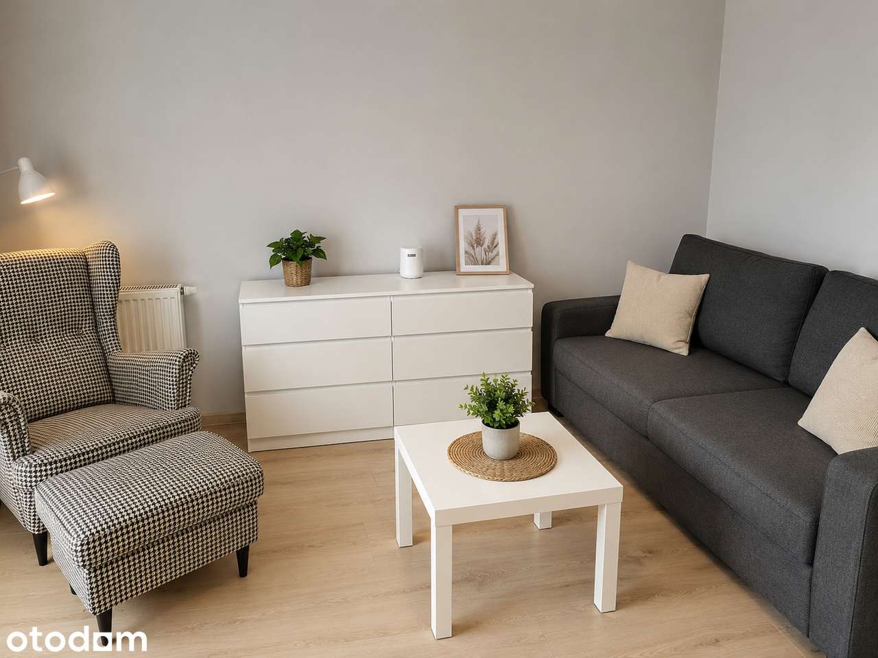 34,5 m² z potencjałem na 2 pokoje – spokojny Wilczak z garażem