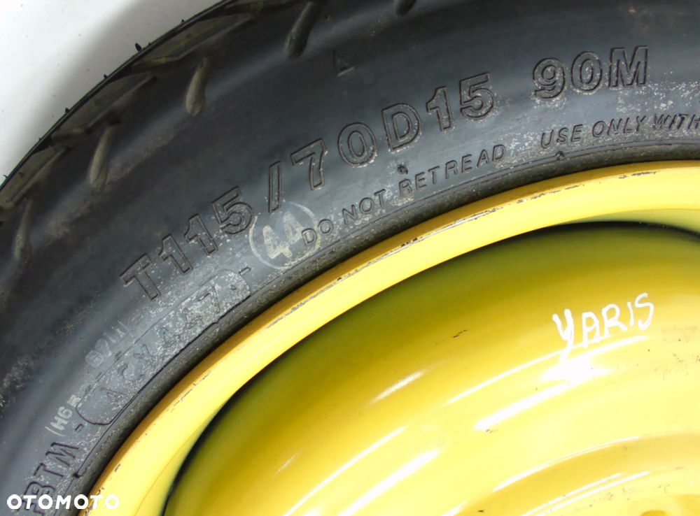 Toyota Yaris III Koło Dojazdowe 4x100 4Jx15 115/70r15 - 4