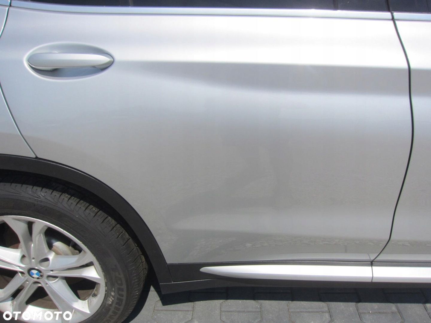 BMW X3 G01 A83 GLACIER SILBER DRZWI PRAWE TYLNE PRAWY TYŁ SREBRNE KOMPLETNE - 1
