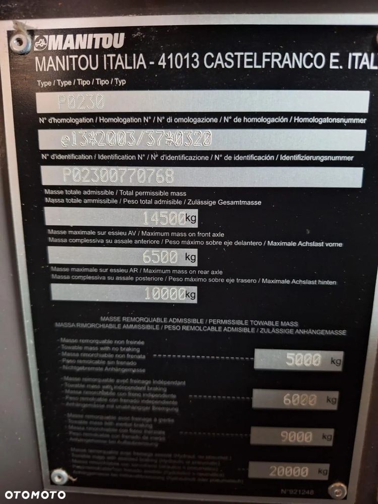 Manitou MLT960 - 20