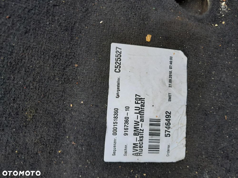 Dywan komplet BMW 5GT F07 - 6
