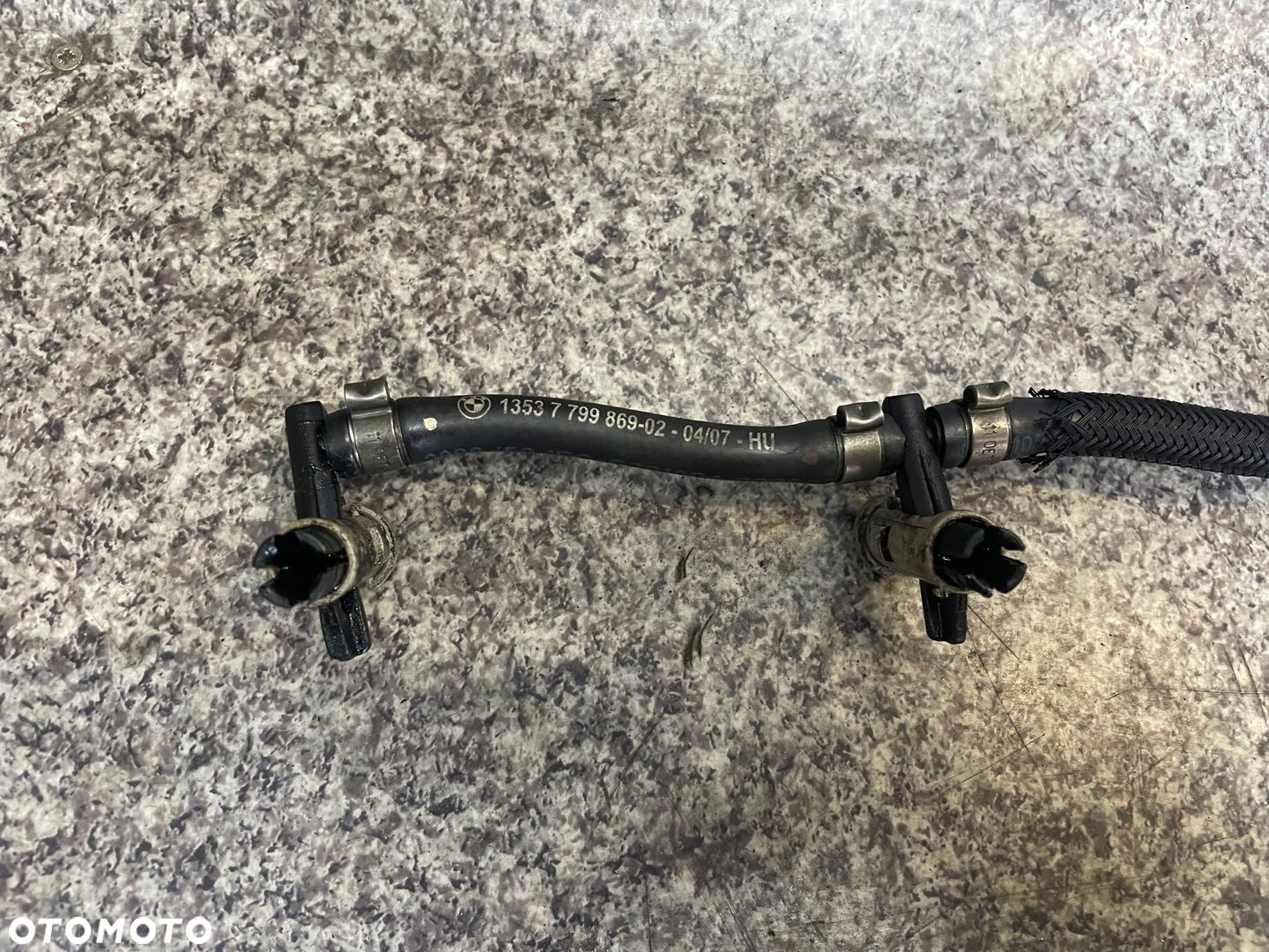 Przelewy wtryskow przewody paliwa BMW X5 E70 3.0 D 3.5 D M57 E71 X6 E60 ORG - 4