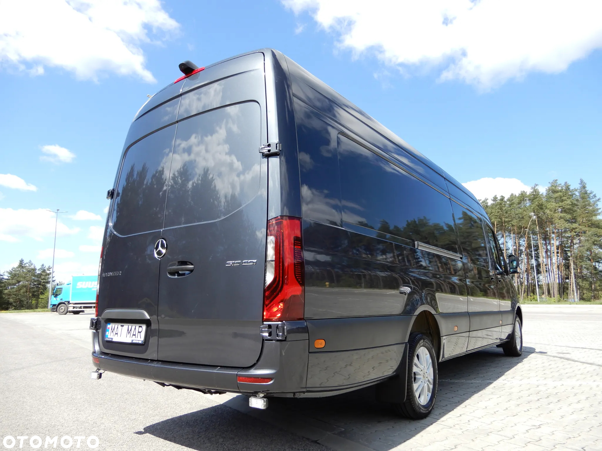 Mercedes-Benz Sprinter 319 CDI V6 3.0 CDI 190 KM 7G-Tronic Plus Ekstra Długi LONG Maxi+ 907 Furgon Blaszak Rozstaw Osi 4325 mm Full Opcja Stan Jak Nowy - 9
